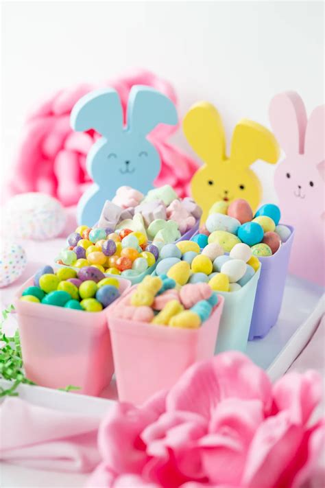 How To Make A Easter Bunny Candy Garden Cutefetti