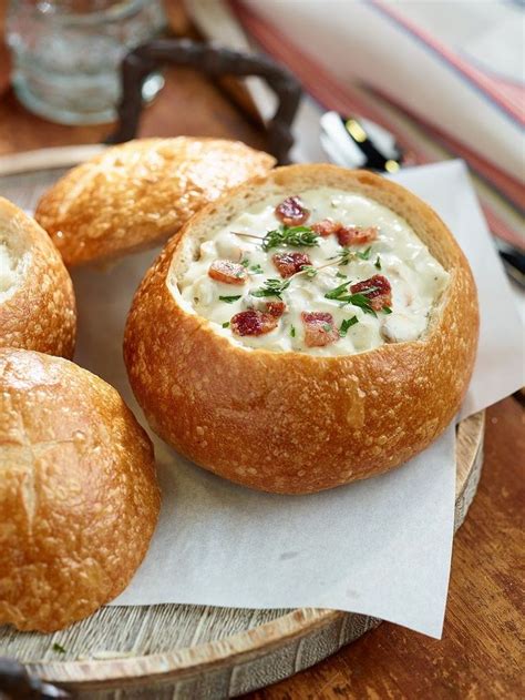 Clam Chowder Bread Bowl Recipe