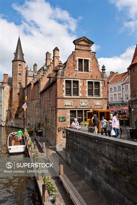 Historical Centre With Guild Houses On Rozenhoedkaai Quay Of The