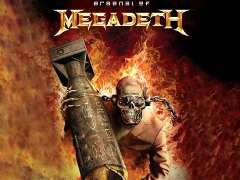 Wallpaper 1920x1440 Px Dark Fire Heavy Megadeth Metal Poster