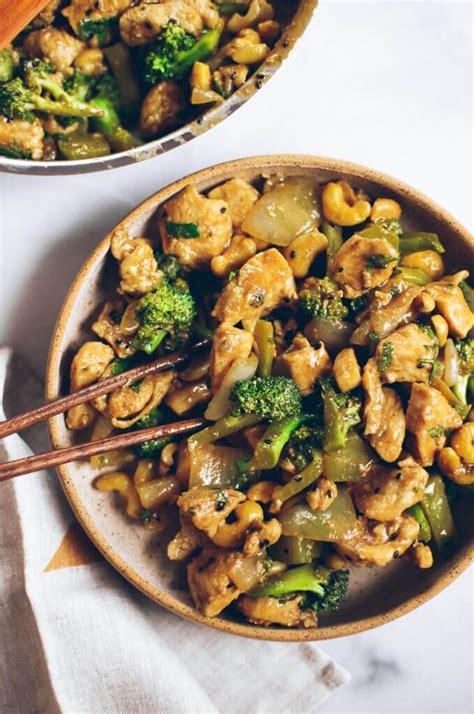 Spicy Ginger Cashew Chicken Paleo Gluten Free