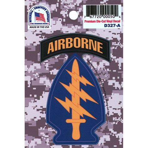 1st Special Forces Airborne Camo Decal Shop For US Army Items By