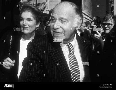 Jacqueline Kennedy And Maurice Tempelsman 1991 Photo By Adam Scull