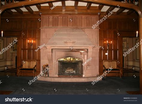 Interior Hatley Castle On Vancouver Island Stock Photo 65408800 ...