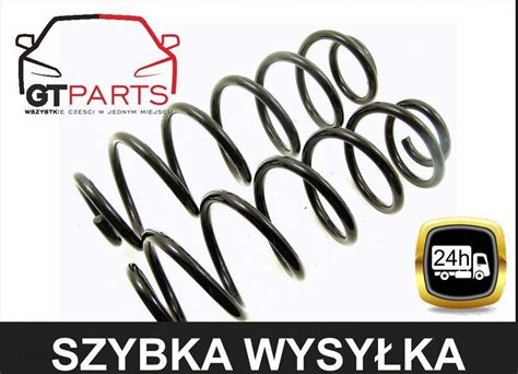 Sprężyna zawieszenia Gt Parts Sprężyny Tył Kpl Citroen C4 04 Peugeot