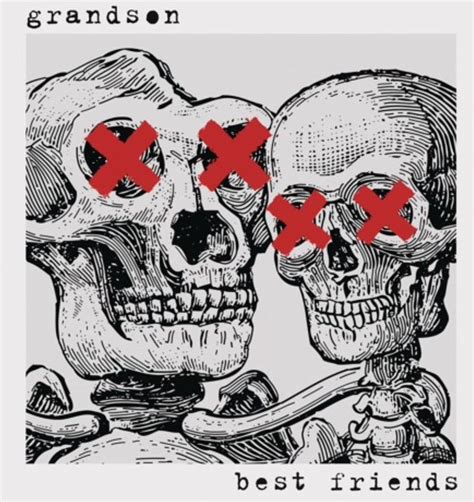 Two Skulls With Red Crosses On Their Faces And The Words Xoxs Behind Them