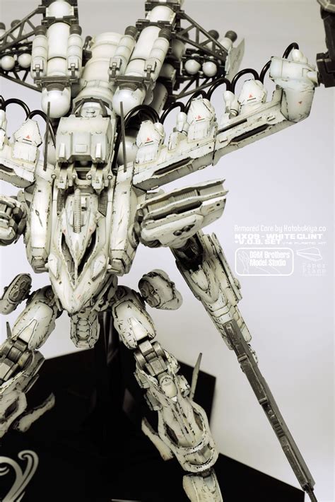 Armored Core Kotobukiya 1 72 NX09 White Glint V O B Set Work By D