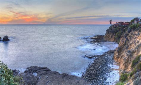 Crescent Bay Point Park Sunset Stock Image Image Of Beach Rocky