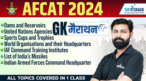 AFCAT GK Marathon 2024 AFCAT 1 2024 Complete AFCAT GK In One Class