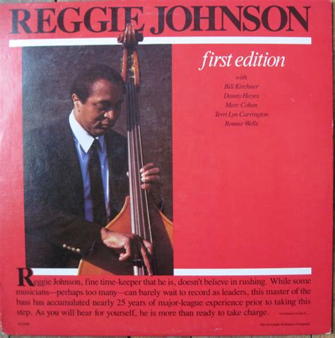 Reggie Johnson - First Edition (1985, Vinyl) | Discogs