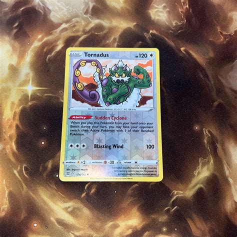 Tornadus Reverse Holo Brilliant Stars Rare Pokemon Tcg Card Ebay