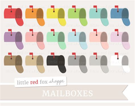 Mailbox Clipart, Mail Box Clip Art Post Office Postal Service Letter ...