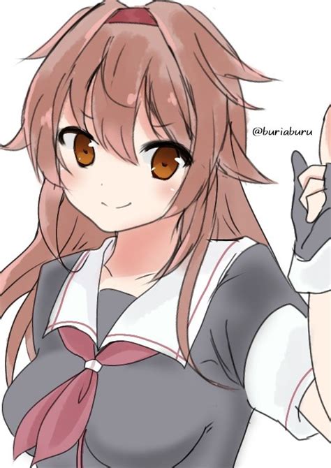 青海 鱓🖋 On Twitter Rt Buriaburu 進水おめでとう。白露 艦これ版深夜の真剣お絵描き60分一本勝負 艦これ