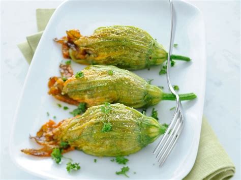 Fiori Di Zucca Ripieni Alla Ricotta