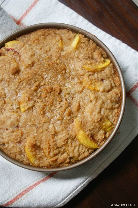 Peach Streusel Coffee Cake Artofit