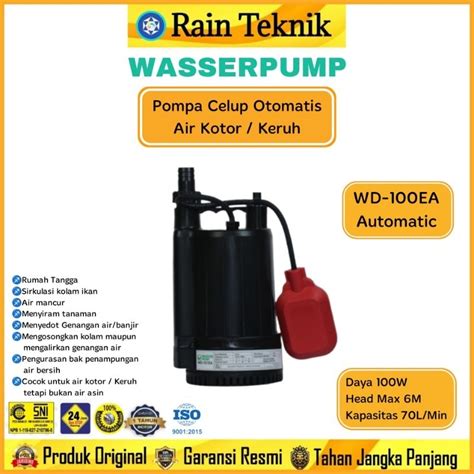 Jual Pompa Celup Air Kotor Wasser Wd Ea Otomatis Watt