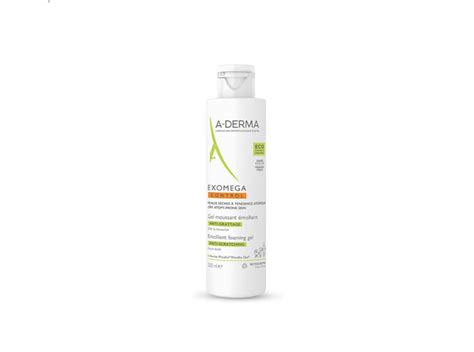 A derma Exomega control Gel moussant émollient visage et corps 200ml