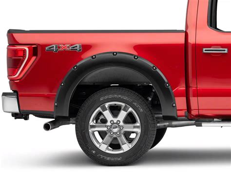 Bushwacker F Pocket Style Fender Flares Front And Rear Matte