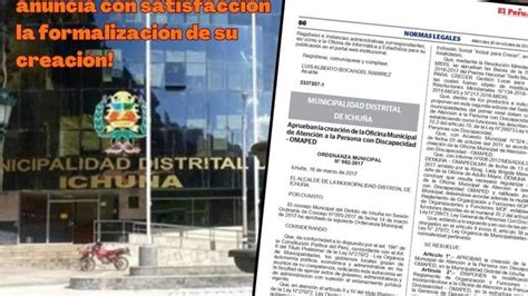 Diario Oficial EL PERUANO publico la formalización oficial de atención