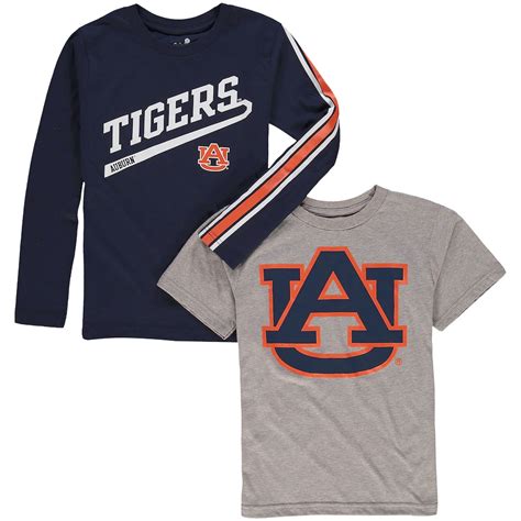 Auburn Tigers Toddler Squad T Shirt Combo Pack Graynavy