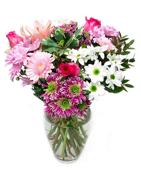 Pink Birthday Flower Bouquets Elegant Pink Flower Arrangements