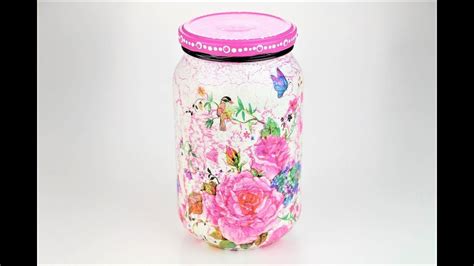 Decoupage Tutorial Diy Tutorial Glass Jars Mason Jars Jar Diy Jar