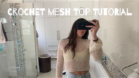 Easy Crochet Mesh Top Perfect For Summer Beginner Friendly Diy Handmade Youtube