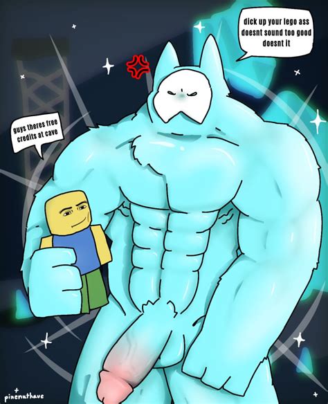 Rule 34 Furry Kaiju Paradise Man Face Roblox Muscular Male Penis