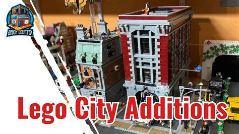 Lego City Update Adding New Buildings And Features To My City Youtube