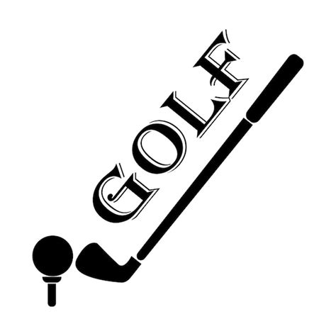 Plantilla De Dise O De Vector De Logotipo De Icono De Golf Vector Premium