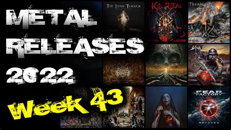 Metal And Hard Rock Releases 2022 Week 43 24th 30th Of October