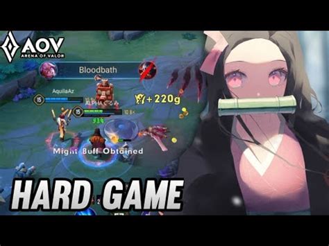 Aov Keera Nezuko Gameplay Hard Game Arena Of Valor Youtube