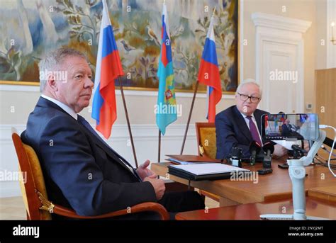 Russian Ambassador To The U N Gennady Gatilov And Russian Deputy