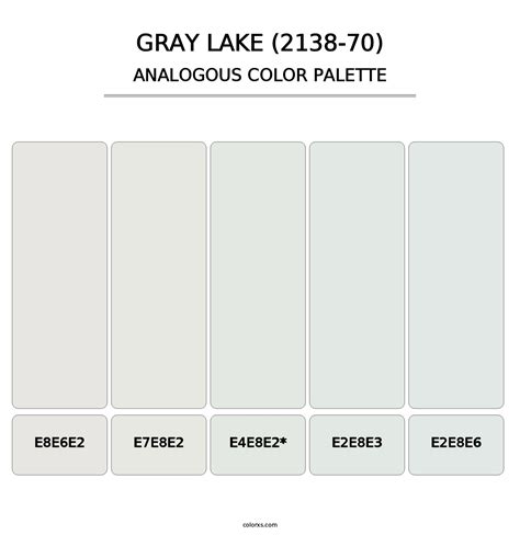 Benjamin Moore Gray Lake 2138 70 Paint Coordinating Colors And Palettes