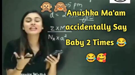 Physics Wallah Mam Say Baby In Live Class Viral Video Anushka Mam Full