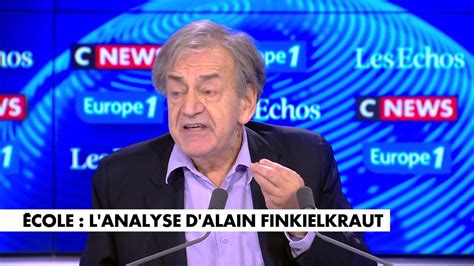 Alain Finkielkraut L Cole Publique Est L Objet D Une M Fiance De