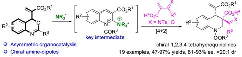 Organocatalytic Regio And Enantioselective Formal 4 2 Annulation