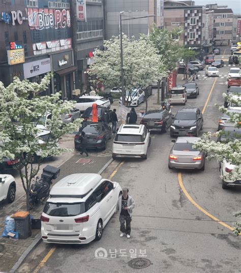 현장속으로 광주지역 불법 주차 대안 없나시민 안전 ‘빨간 불