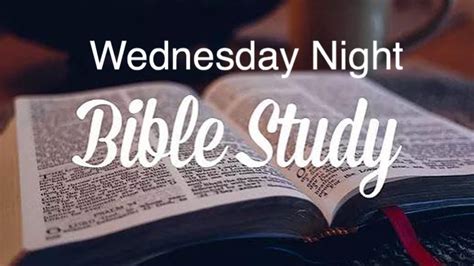 Wednesday Night Bible Study With Pastor Richardson Youtube