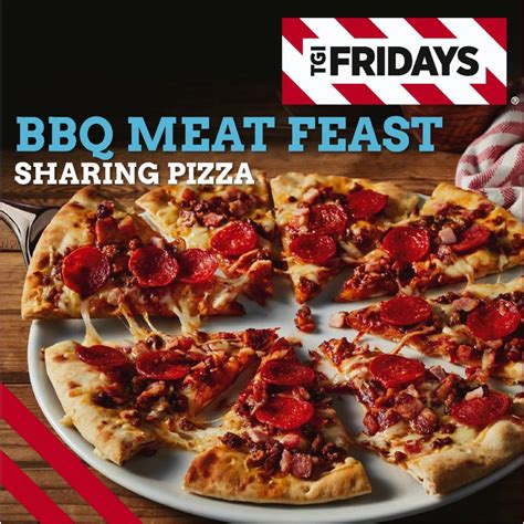 Tgi Fridays Bbq Meat Feast Sharing Pizza 540g Tgi Fridays Iceland Foods