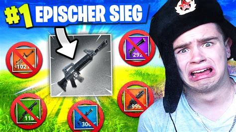 Nur Graue Waffen Challenge Fortnite Battle Royale Deutsch Youtube