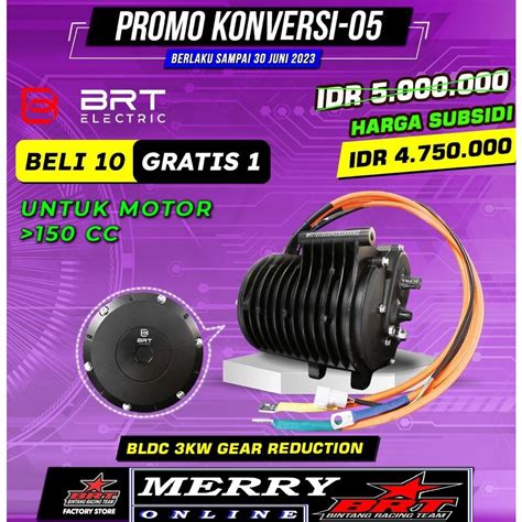 jual dinamo bldc kw brt motor listrik shopee indonesia
