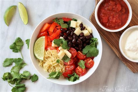 Vegetarian Taco Bowl – Tina's Chic Corner