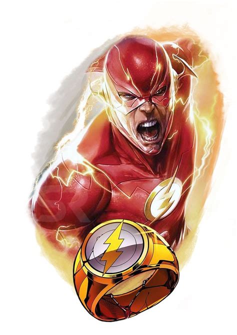 The Flash Is Coming Out Of His Chest And Holding A Ball In His Hand