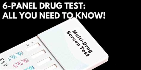 6 Panel Drug Test — Definition Type Of Screening Drugs Tips To Pass Your Drug Test Drug