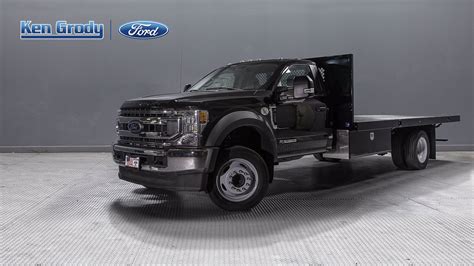 New 2020 Ford Super Duty F 550 Drw Xl With 16 Flatbed Regular Cab Chassis Cab In Buena Park