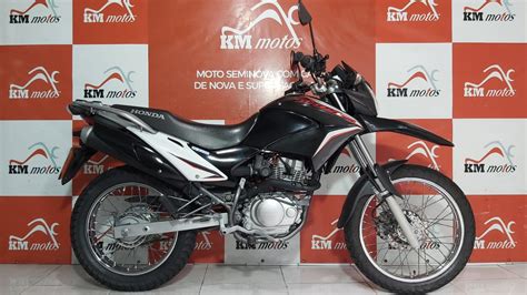 Honda NXR 150 Bros ESD FlexOne 2014 Preta KM Motos Sua Loja De