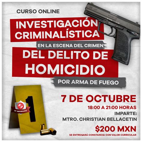 Investigación criminalística en la escena del crimen del delito de