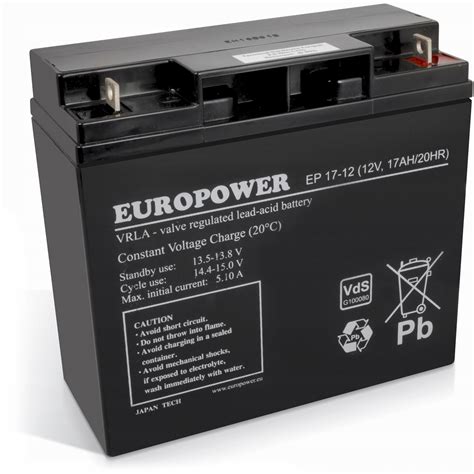 Akumulator 12V 17Ah AGM Europower EP17 12 Sklep Opinie Cena W