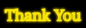 Thank You Neon Sign Gifs